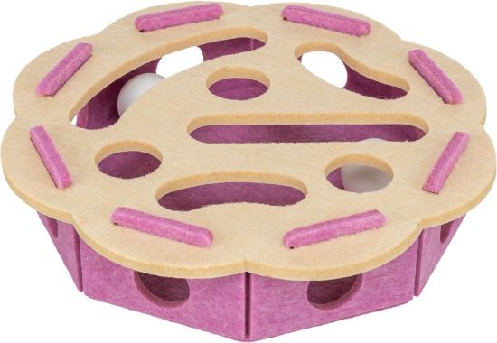 Εικόνα της Whole’n’Roll flower, felt, ø 30 × 7.5 cm, berry