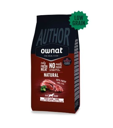 Εικόνα της OWNAT AUTHOR FRESH LAMB & PORK (DOG) 10Kg