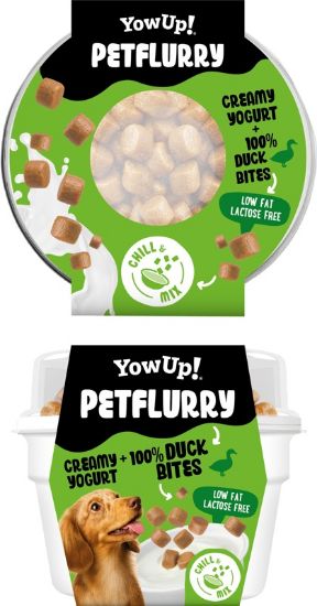 Picture of YOW UP PET FLURRY YOGURT CREAMY + DUCK BITES 130g (6pcs)