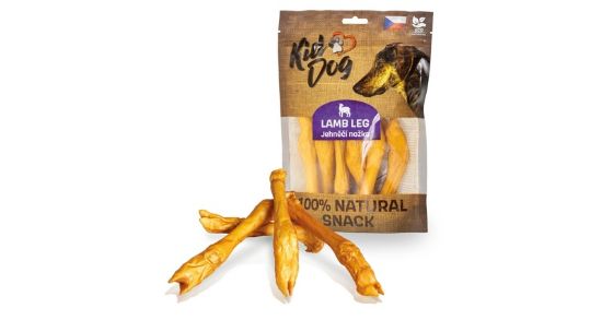 Εικόνα της KIDDOG 100% Natural Snack, Lamb feet 8 pcs.