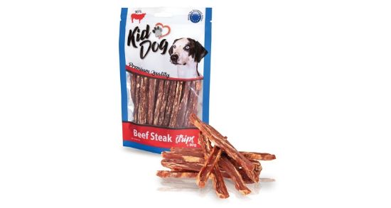 Εικόνα της KIDDOG Beef Steak strips 80 g