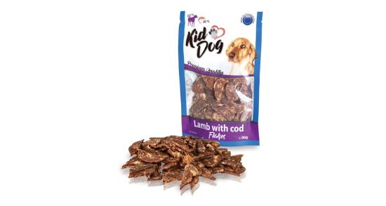 Εικόνα της KIDDOG Lamb with cod flakes 80 g