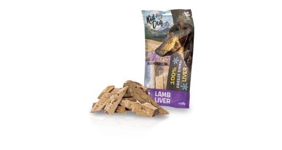 Εικόνα της KIDDOG SUPER PREMIUM 100% freeze-dried lamb liver 50 g