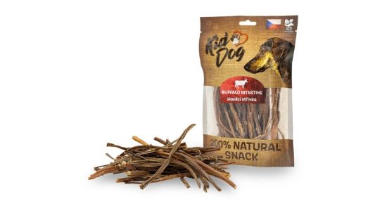 Εικόνα της KIDDOG 100% Natural Snack, Buffalo intestine 12 cm / 120 g
