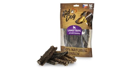 Εικόνα της KIDDOG 100% Natural Snack, lamb tripe 12 cm / 100 g