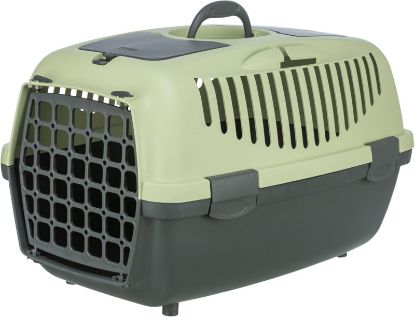 Εικόνα της Capri 2 transport box, XS–S: 37 × 34 × 55 cm, dark grey/pastel green