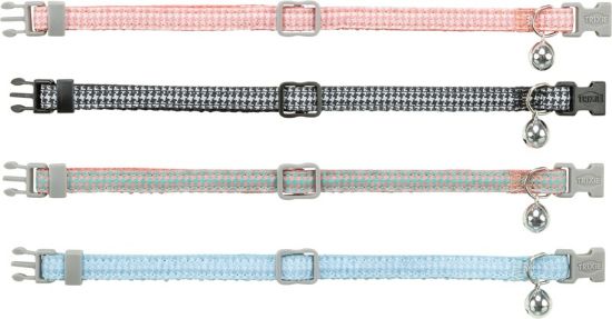 Picture of Cat collar, houndstooth, 20–30 cm/10 mm, various