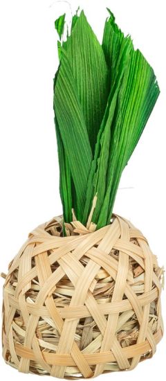 Εικόνα της Pineapple, bamboo with corn leaves and hay, 6.5 × 14 cm
