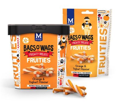 Εικόνα της BAGS O' WAGS FRUITIES Orange & Yoghurt 120g